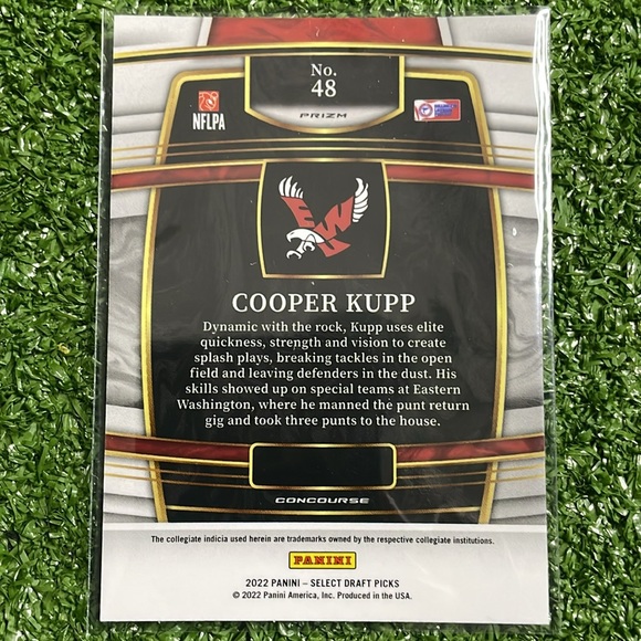 32. Los Angeles Rams Lof of 4 Cooper Kupp Trading Cards 🏈 - Picture 3 of 9